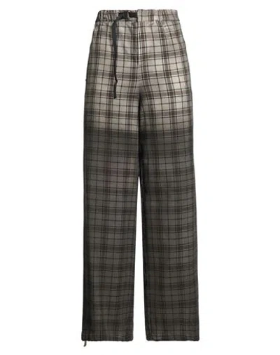 White Sand Woman Pants Dark Brown Size 6 Polyester, Viscose, Elastane