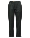 White Sand Woman Pants Dark Green Size 00 Polyester, Polyamide In Green