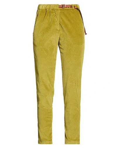 White Sand Woman Pants Green Size 2 Cotton, Modal, Polyester, Elastane