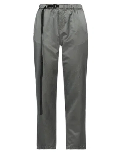 White Sand Woman Pants Grey Size 0 Cotton, Silk
