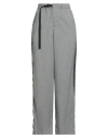 White Sand Woman Pants Grey Size 6 Polyester, Wool, Viscose, Elastane