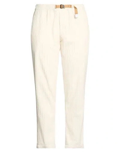 White Sand Woman Pants Ivory Size 16 Cotton