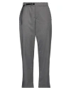 White Sand Woman Pants Lead Size 3 Polyester, Viscose, Elastane In Grey