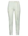 White Sand Pants In Green