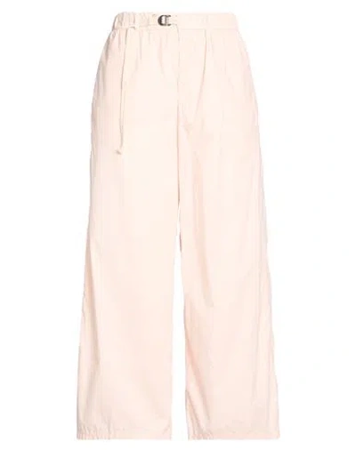 White Sand Woman Pants Light Pink Size 8 Cotton