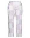 White Sand Pants In Purple