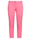 White Sand Woman Pants Magenta Size 6 Cotton, Lycra In Magenta