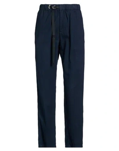 White Sand Woman Pants Midnight Blue Size 0 Cotton, Viscose, Wool