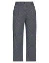 White Sand Pants In Blue