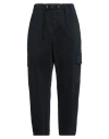 White Sand Woman Pants Midnight Blue Size 4 Cotton, Elastane In Black