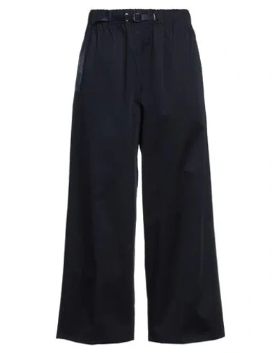 White Sand Woman Pants Midnight Blue Size 4 Cotton, Elastane