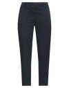 White Sand Woman Pants Midnight Blue Size 8 Cotton, Elastane In Black