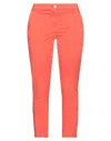 White Sand Pants In Orange