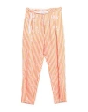 White Sand Woman Pants Orange Size 8 Cotton, Polyamide In Orange
