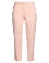White Sand Pants In Pink