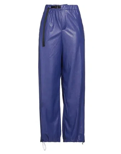 White Sand Woman Pants Purple Size 8 Polyester