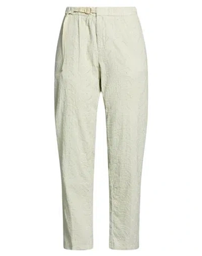 White Sand Woman Pants Sage Green Size 1 Cotton