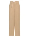 White Sand Woman Pants Sand Size 10 Lyocell In Beige