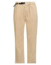 White Sand Woman Pants Sand Size 2 Cotton, Elastane In Neutral