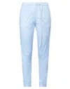 White Sand Pants In Blue