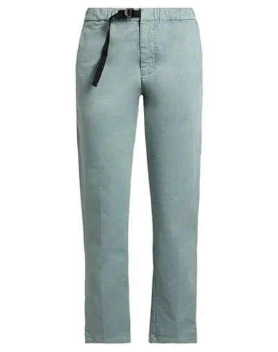 White Sand Woman Pants Slate Blue Size 0 Cotton, Elastane