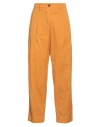 White Sand Woman Pants Tan Size 8 Cotton, Elastane In Brown