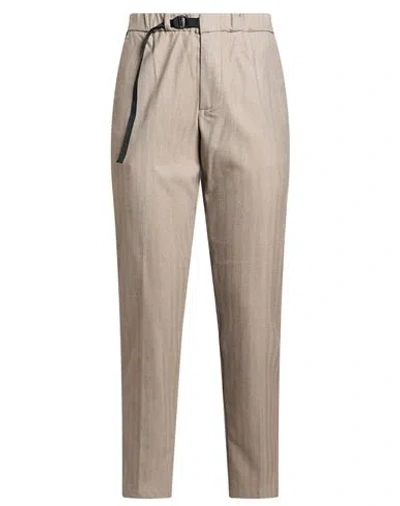 White Sand Woman Pants Taupe Size 2 Polyester, Viscose, Elastane In Brown