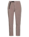 White Sand Woman Pants Taupe Size 4 Cotton, Elastane In Pink