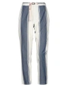 White Sand Woman Pants White Size 2 Cotton, Elastane In White