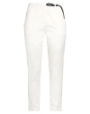 White Sand Woman Pants White Size 4 Tencel, Cotton, Elastane In Multi