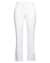 White Sand Pants In White
