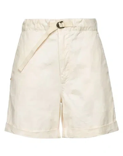 White Sand Woman Shorts & Bermuda Shorts Ivory Size 2 Cotton, Elastane