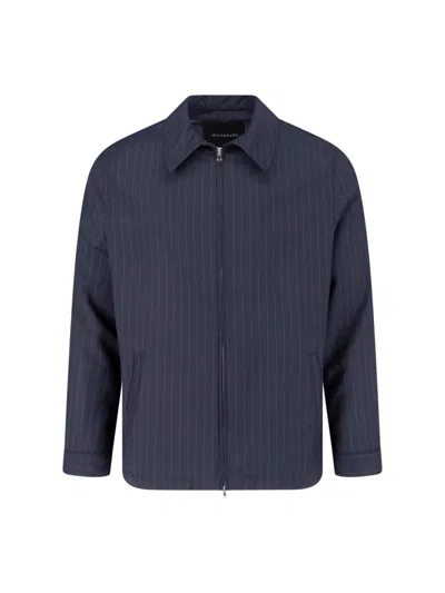 White Sand Zip Jacket In Black