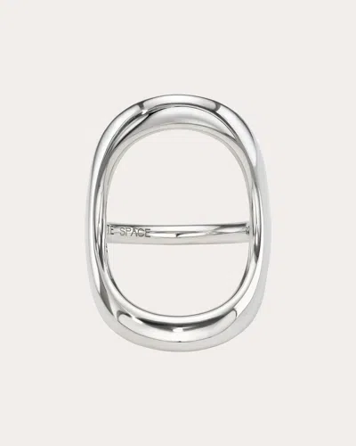 White/space Women's Bold Continuity Ring In Silver