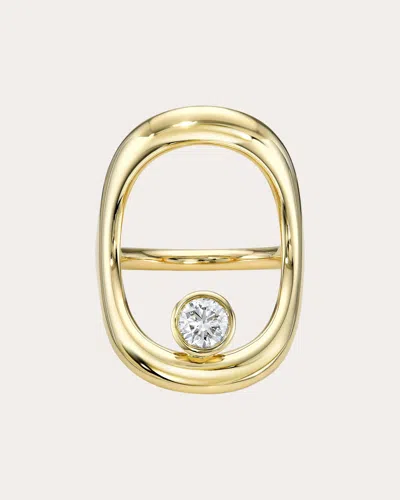White/space Women's Bold Diamond Continuity Ring In Gold
