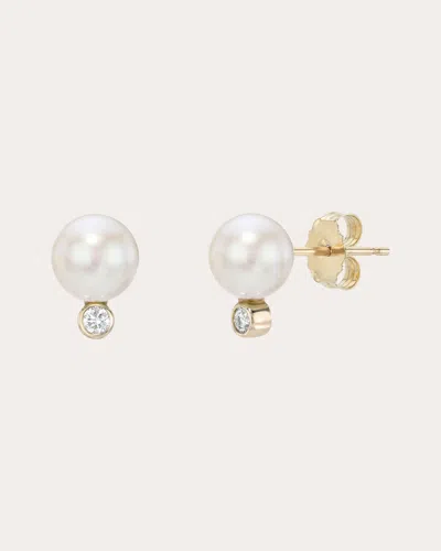 White/space Women's Celeste Stud Earrings In White