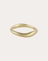 WHITE/SPACE WOMEN'S TOUCH STACKING BAND RING