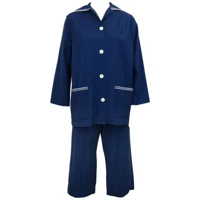 Pre-owned White Stag 1950s  Indigo Cotton Ensemble