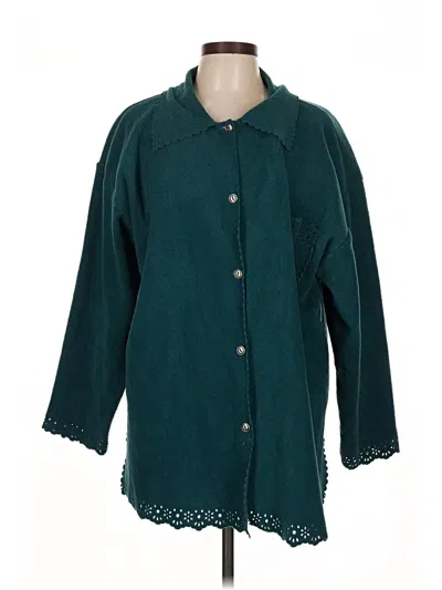 Pre-owned White Stag 3/4 Sleeve Blouse In Blue