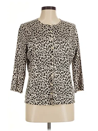 Pre-owned White Stag 3/4 Sleeve Blouse In Tan