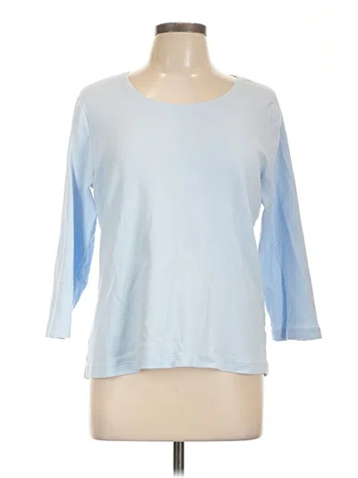 Pre-owned White Stag 3/4 Sleeve T-shirt In Blue