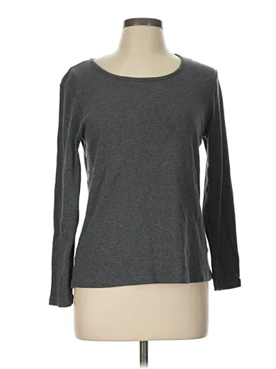 Pre-owned White Stag 3/4 Sleeve T-shirt In Gray