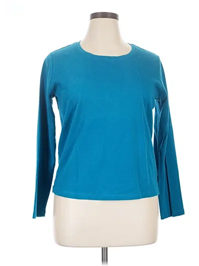 Pre-owned White Stag 3/4 Sleeve T-shirt In Teal