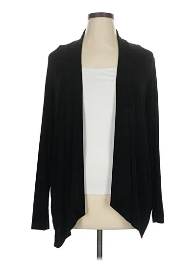 Pre-owned White Stag Cardigan Sweater In Black