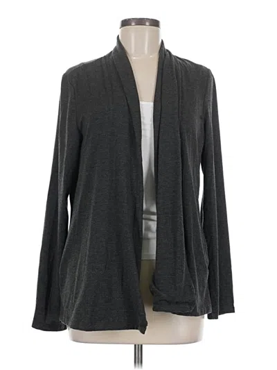 Pre-owned White Stag Cardigan Sweater In Gray