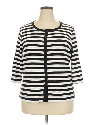 Pre-owned White Stag Cardigan Sweater In White