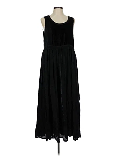 Pre-owned White Stag Casual Dress In Black