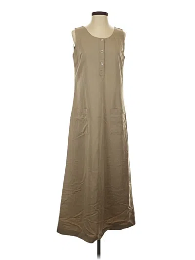 Pre-owned White Stag Casual Dress In Brown