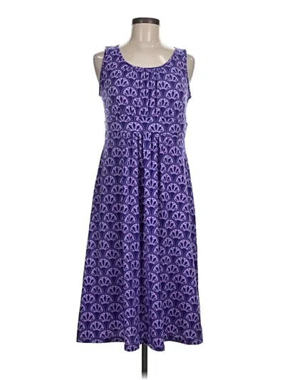 Pre-owned White Stag Casual Dress In Purple