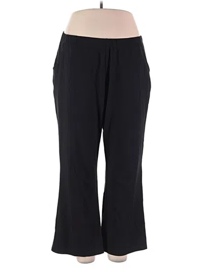 Pre-owned White Stag Casual Pants In Black